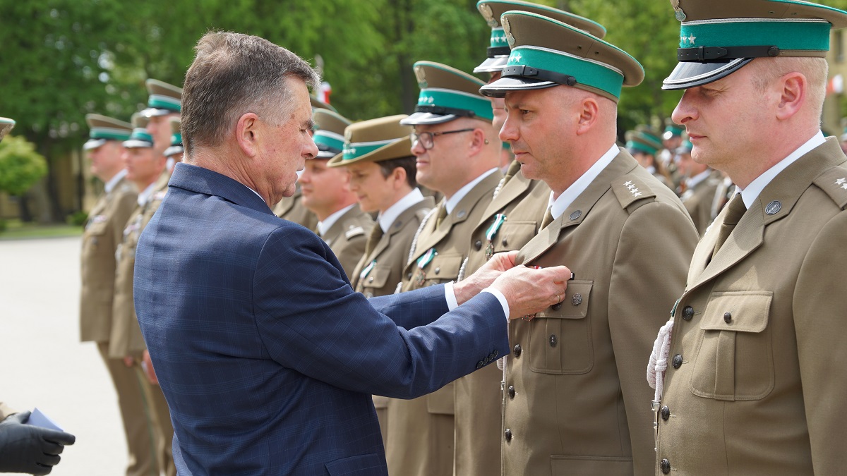 Pogranicznicy świętowali rocznicę powstania jednostki. Były wyróżnienia i awanse (zdjęcia)