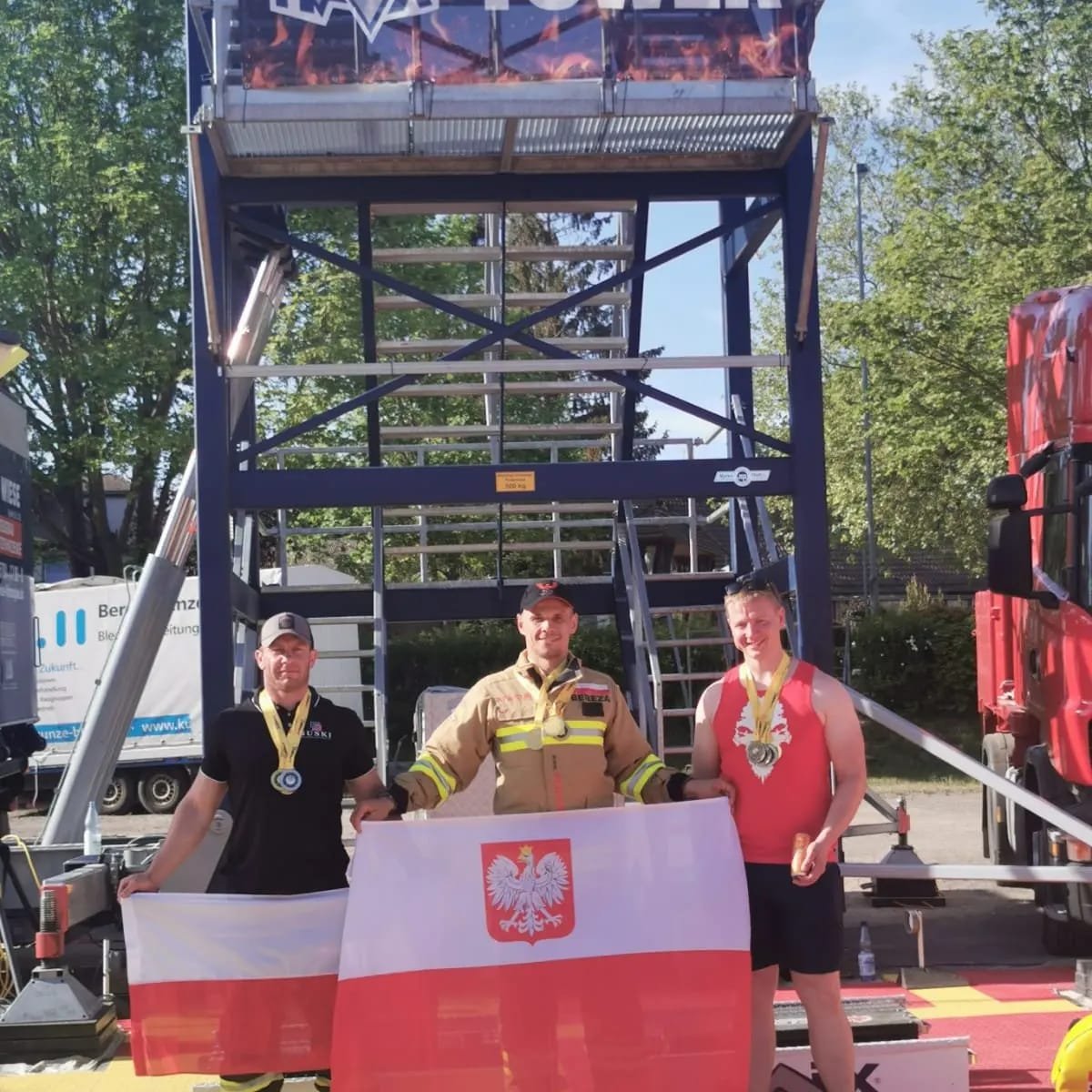 Chełmski strażak na medal! Rafał Bereza znowu na podium (wideo, zdjęcia)