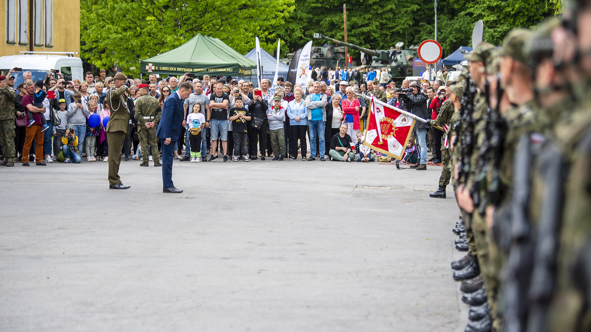 Mariusz Błaszczak w Kraśniku. Ruszył ruszył nabór do dobrowolnej zasadniczej służby wojskowej (zdjęcia)