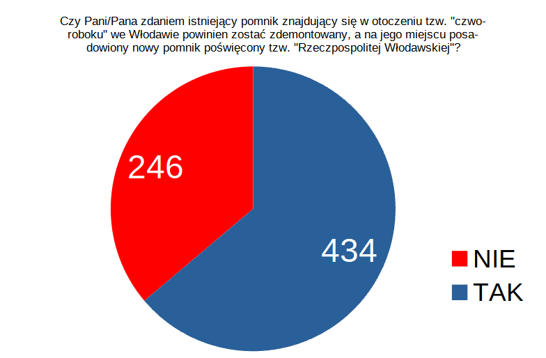 Mieszkańcy Włodawy wyrazili swoje zdanie. Kontrowersyjny pomnik powinien zostać usunięty