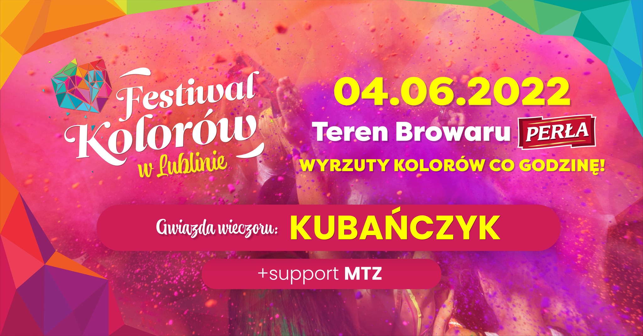 Oficjalny Festiwal Kolorów odbędzie się w Lublinie. Mamy dla Was zestawy słodyczy od MAOAM i kolory Holi