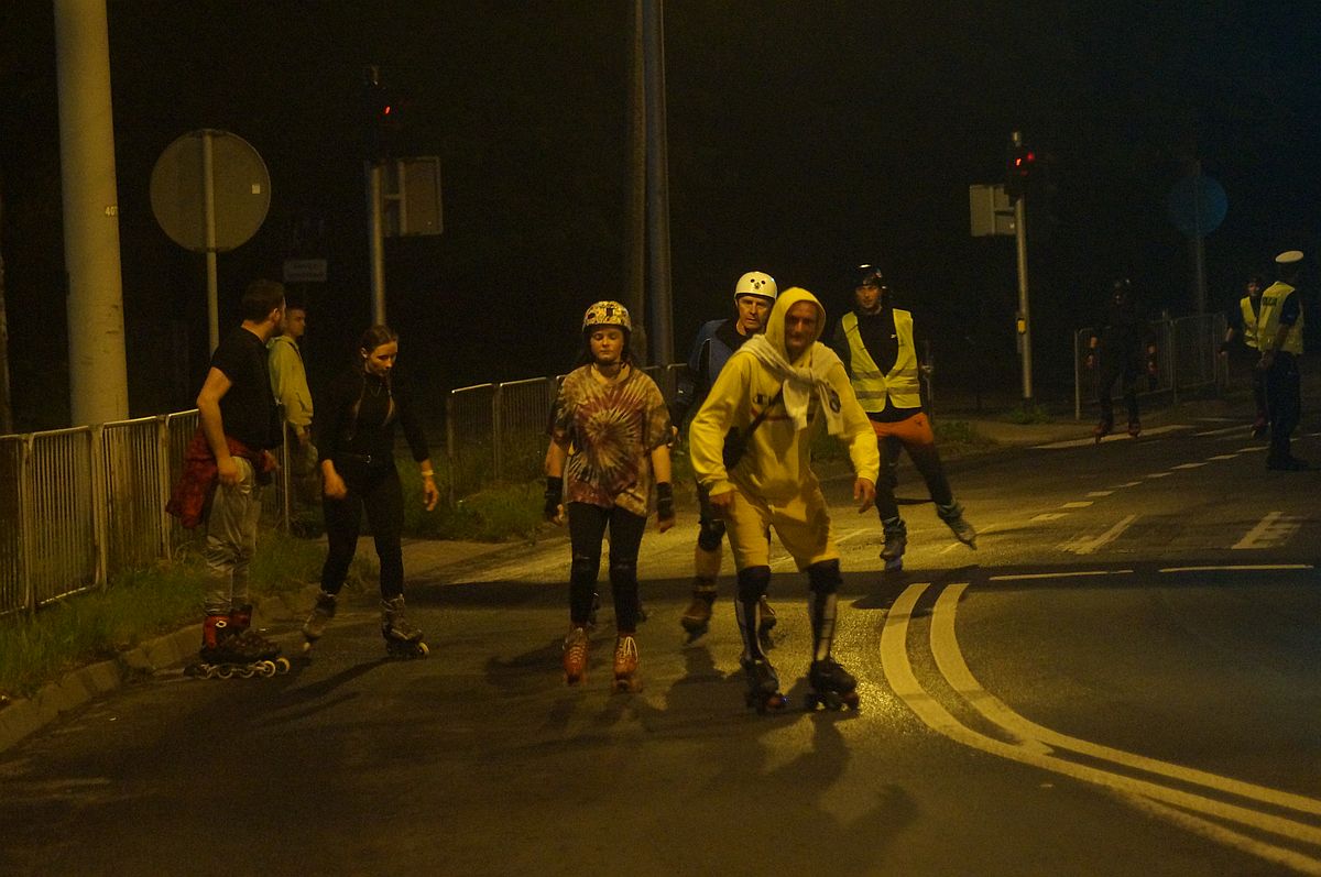 Rolkarze przejechali przez Lublin. Pokonali dystans 19 km ulicami miasta (zdjęcia)
