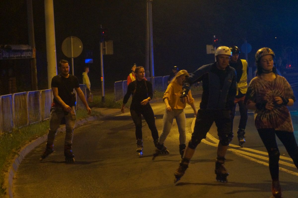 Rolkarze przejechali przez Lublin. Pokonali dystans 19 km ulicami miasta (zdjęcia)