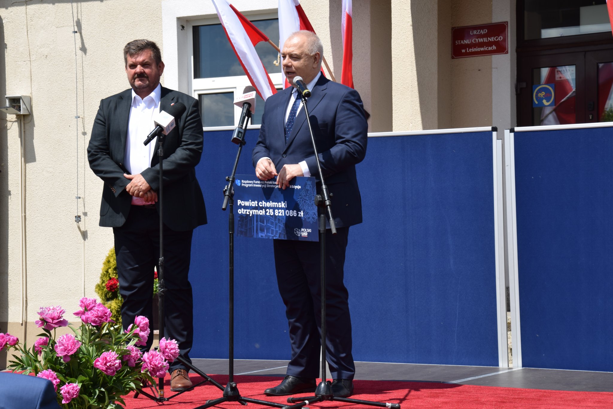 Kolejne 2,5 mld złotych rządowych środków ma trafić na Lubelszczyznę. Obiecał to dzisiaj wicepremier Jacek Sasin (zdjęcia)