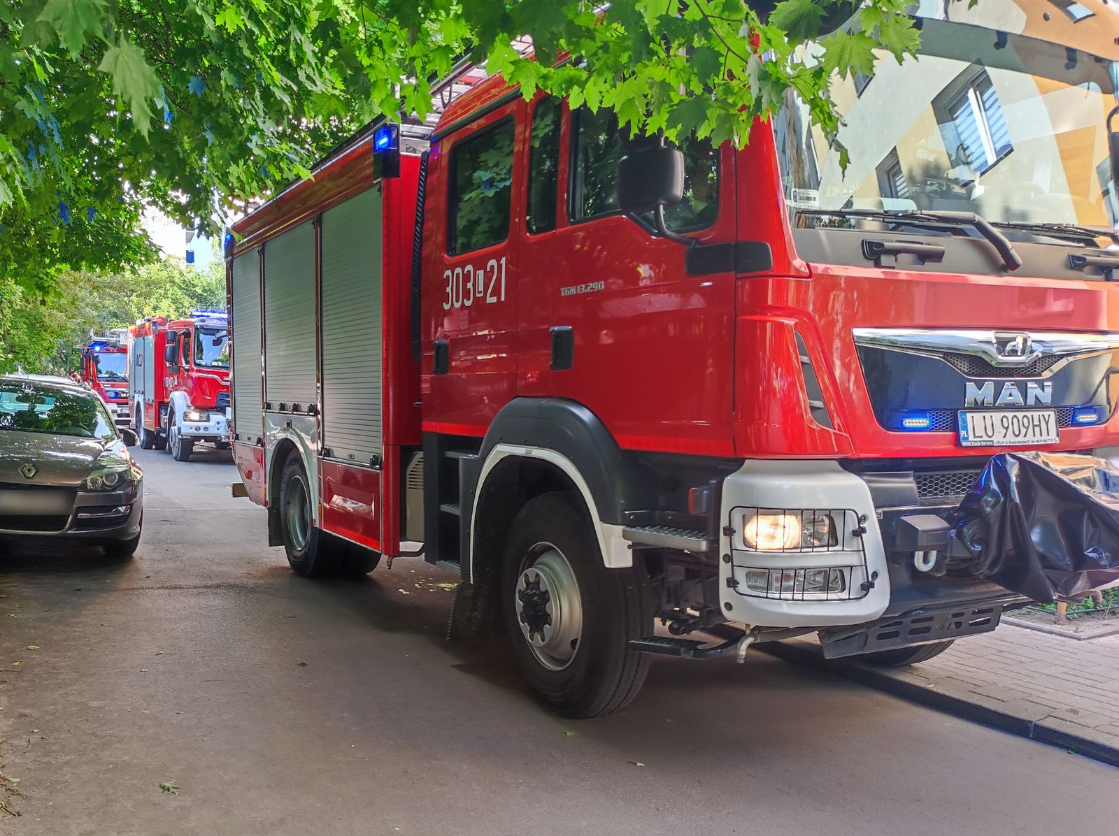 Straż pożarna znów interweniowała na ul. Sokolej. Tym razem na szczęście nikt nie ucierpiał (zdjęcia)