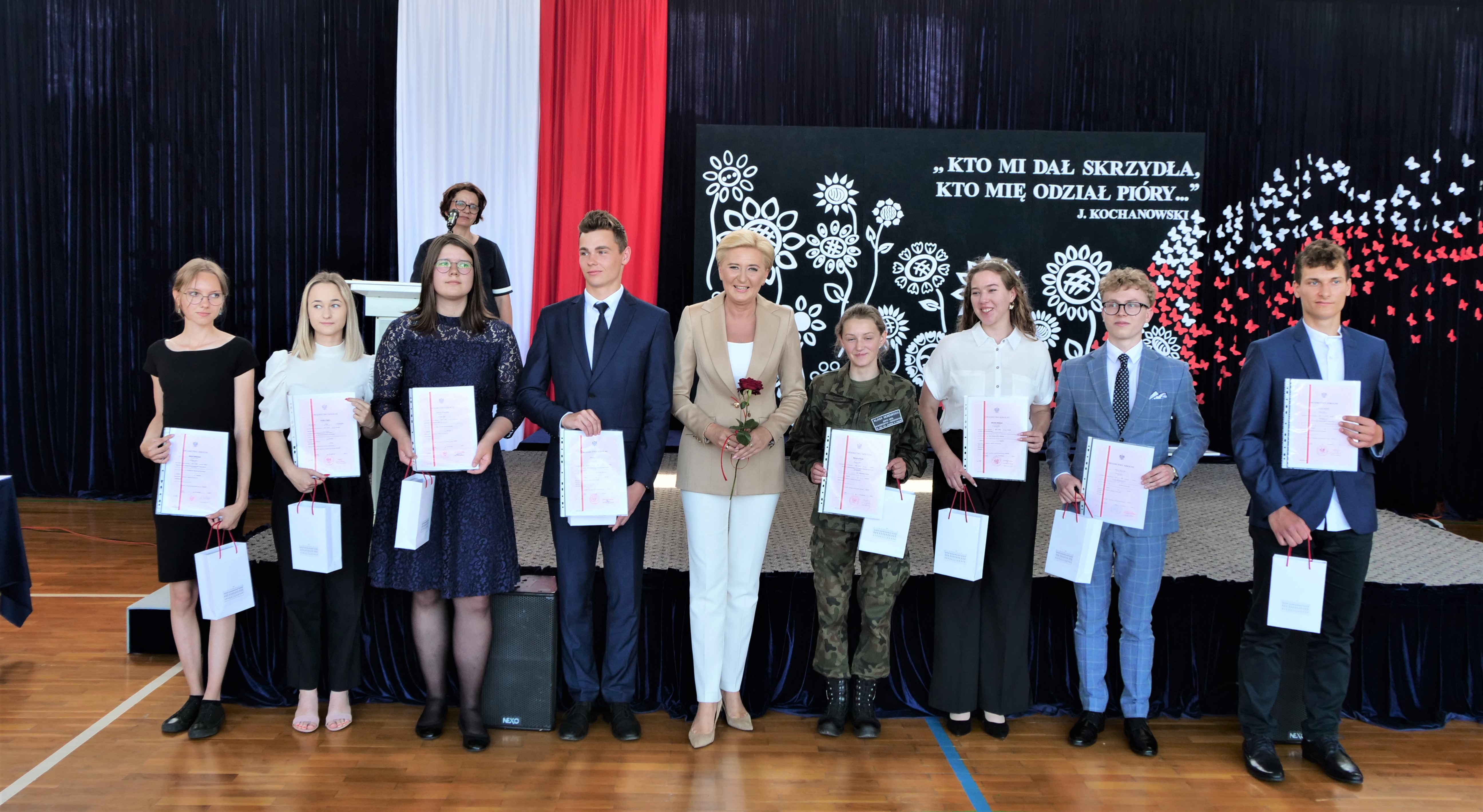 Agata Kornhauser-Duda wzięła udział w uroczystym, miejskim zakończeniu roku szkolnego w Chełmie (zdjęcia)