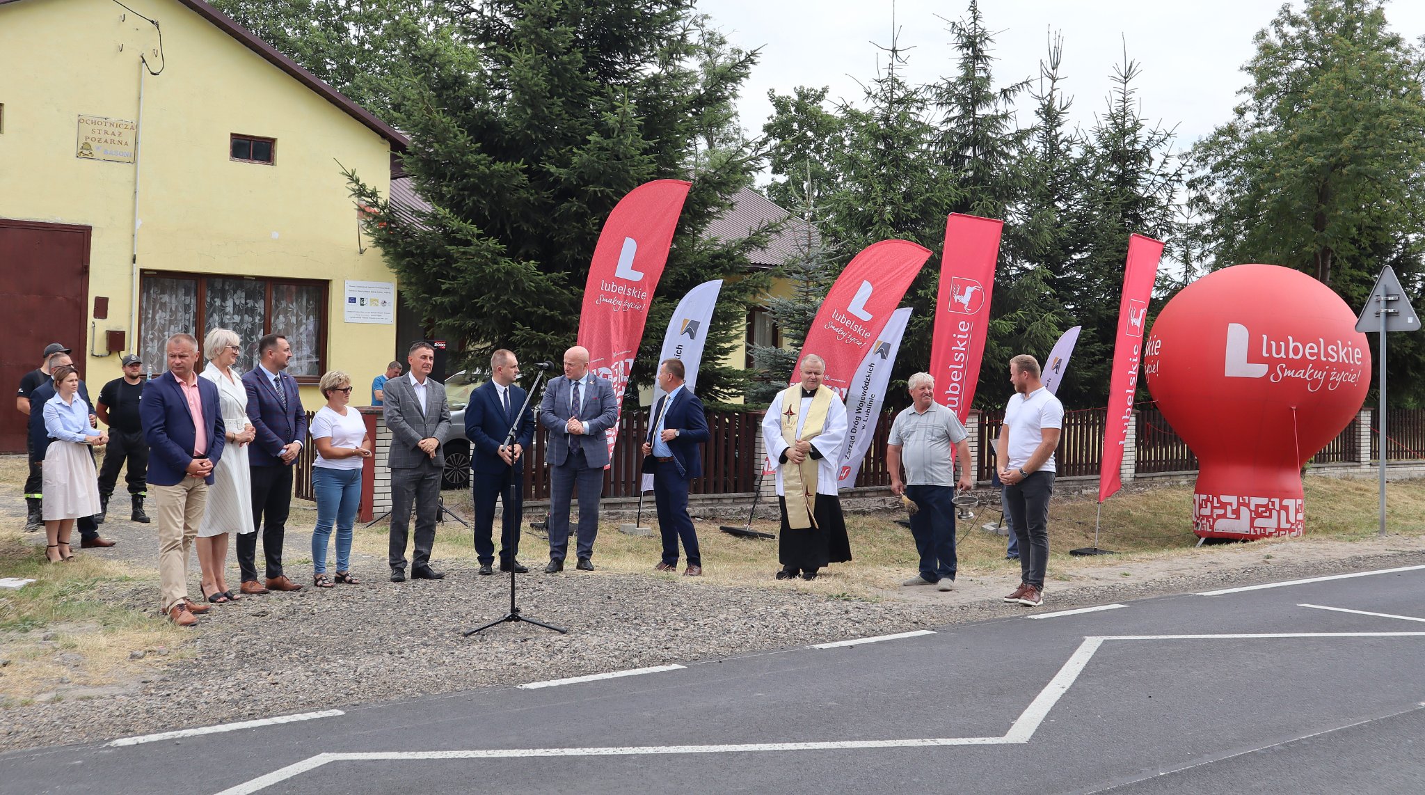 Otwarto kolejny wyremontowany odcinek drogi wojewódzkiej Annopol – Opole Lubelskie (zdjęcia)