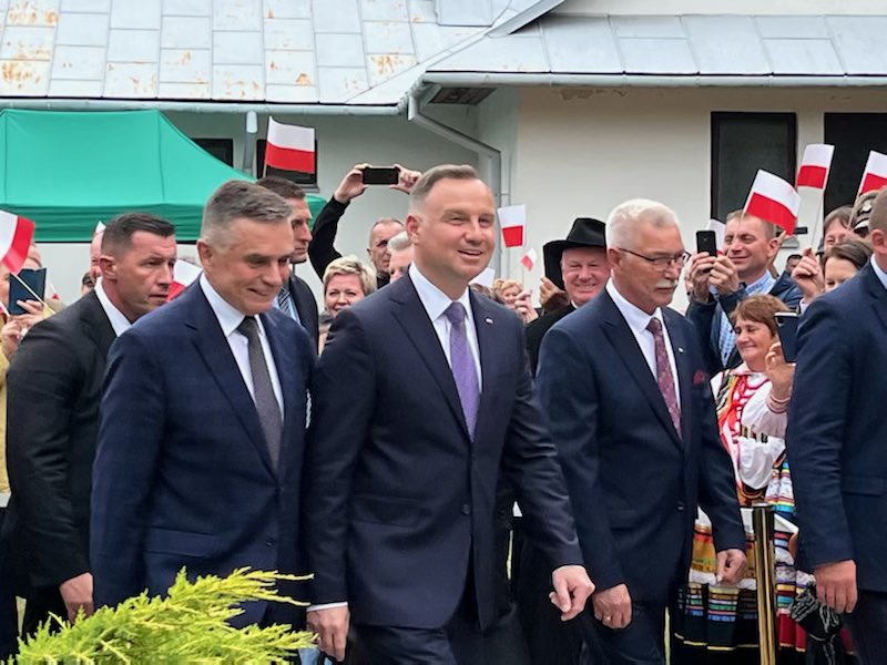 Andrzej Duda w Sochach. Dziękował polskiej wsi za jej tradycje, cierpienie, walkę, odwagę, odpowiedzialność i ciężką pracę