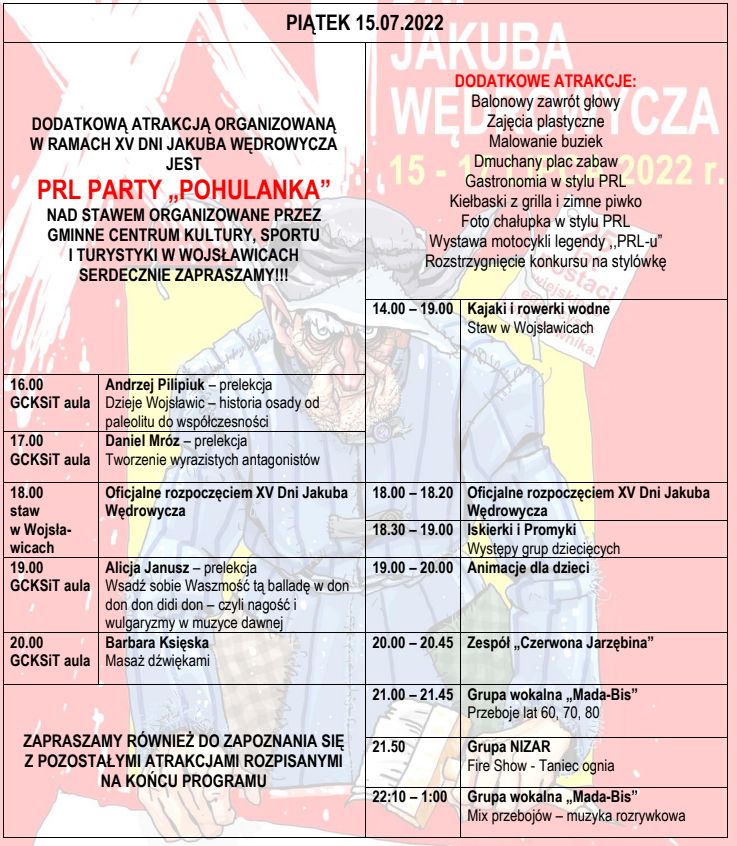 Dni Jakuba Wędrowycza. Fani bimbrownika i egzorcysty amatora zjadą do Wojsławic