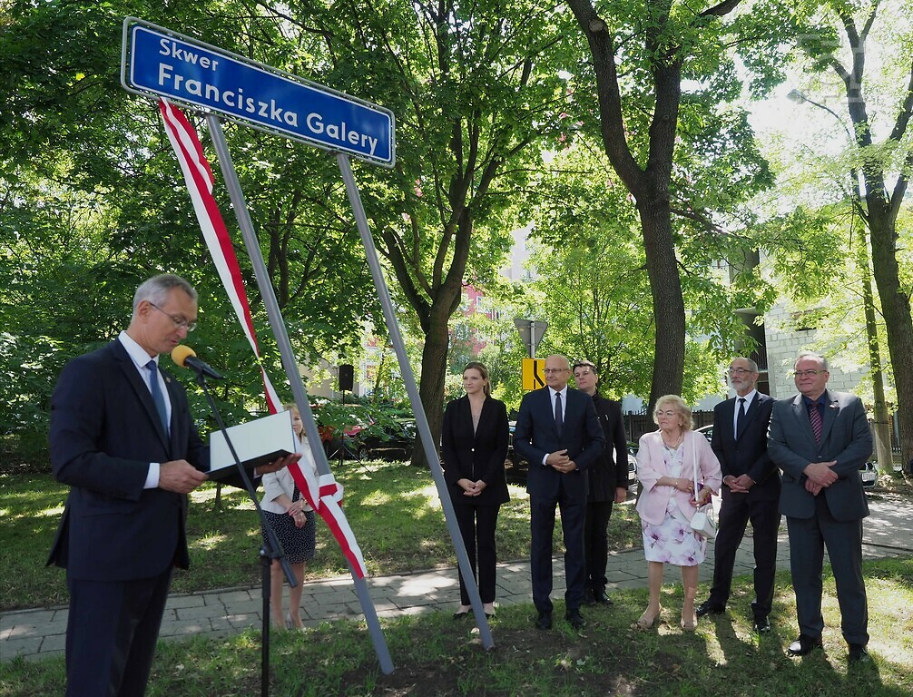 Lublin ma nowy skwer. Jego patron podczas wojny ukrywał przed najeźdźcą cenne obrazy (zdjęcia)