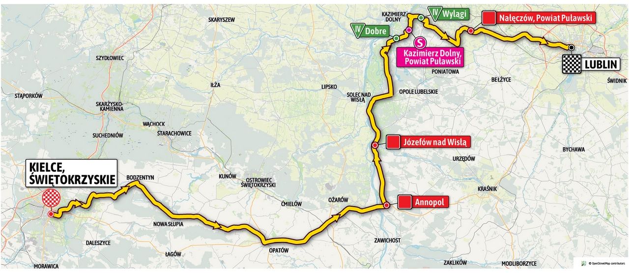 Największy w Polsce wyścig kolarski wraca na Lubelszczyznę. Dokładna trasa pierwszego etapu