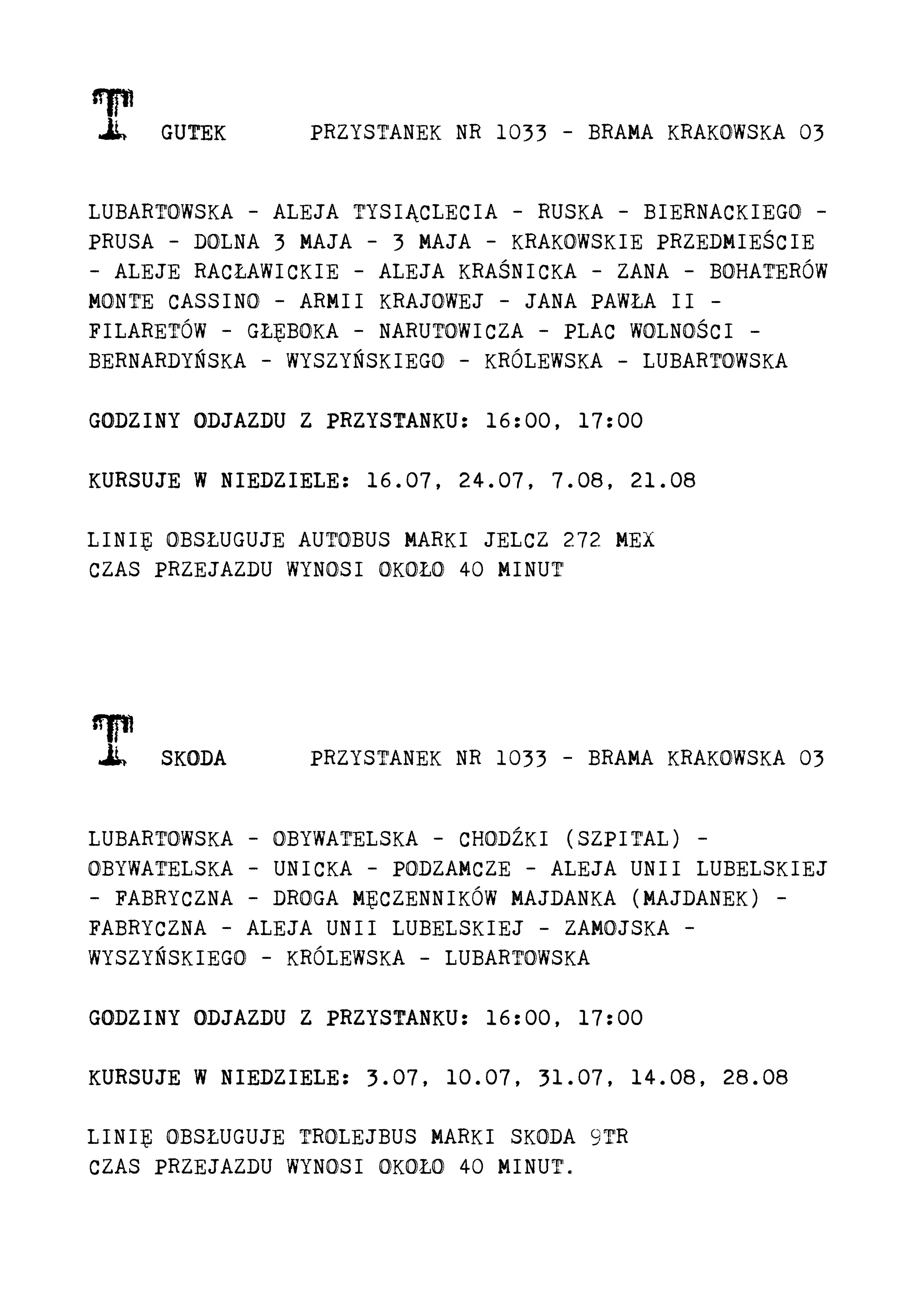 W niedzielę ruszył 11. sezon wakacyjnej linii turystycznej. Na ulicach Lublina zobaczycie dwa zabytkowe pojazdy (zdjęcia)