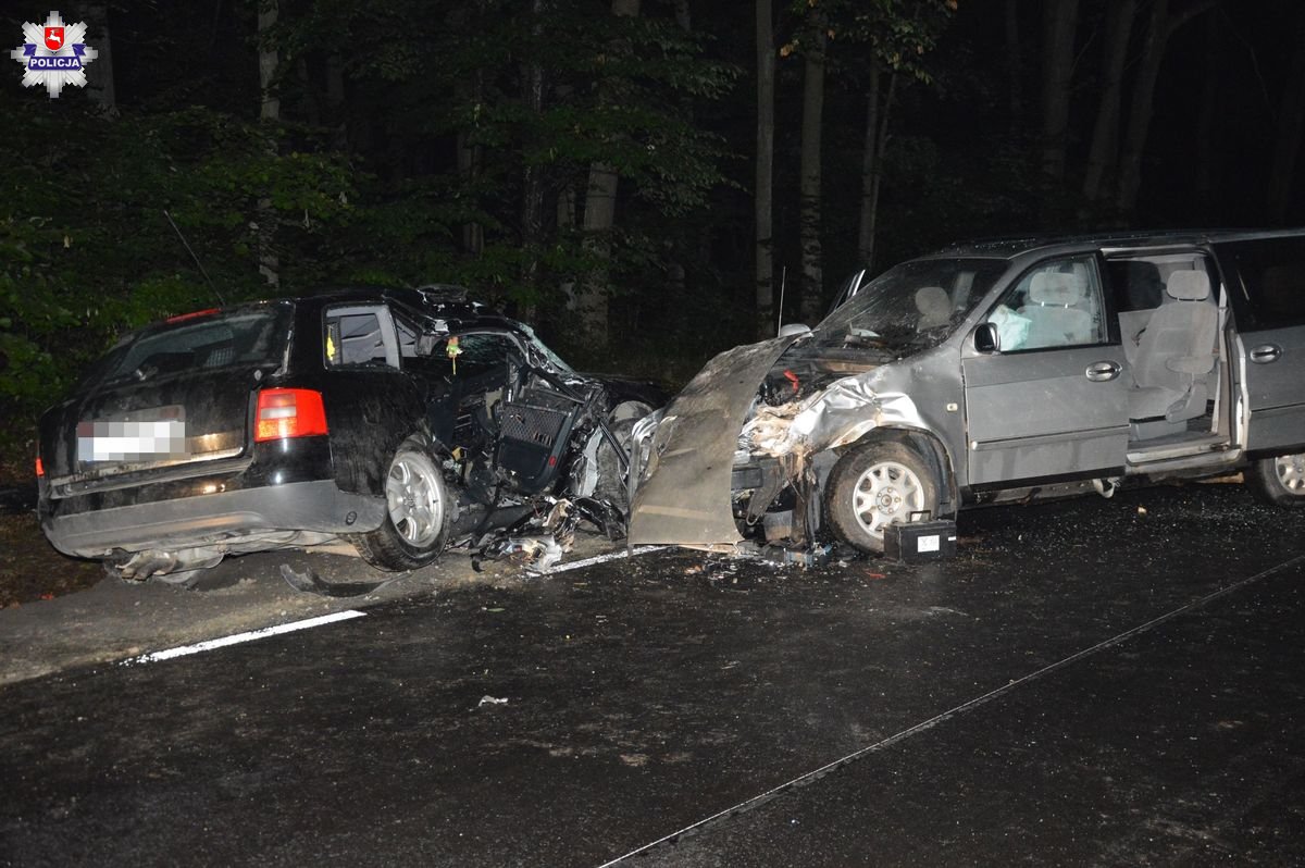 Tragiczny wypadek w regionie. Dwie osoby nie żyją, a siedem zostało poszkodowanych (zdjęcia)