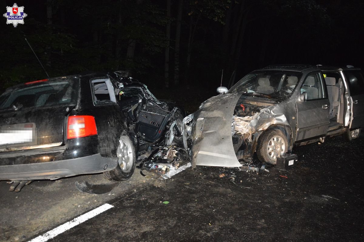 Tragiczny wypadek w regionie. Dwie osoby nie żyją, a siedem zostało poszkodowanych (zdjęcia)