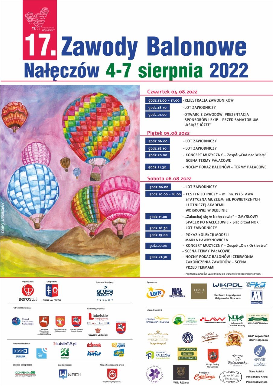 W niebo znów wzbiją się balony. W czwartek w Nałęczowie rozpocznie się wyjątkowa impreza