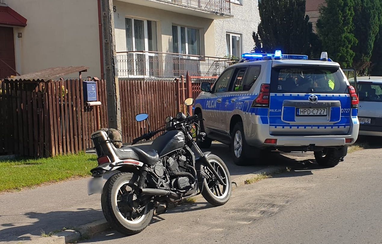 Pościg za motocyklistą po ulicach Lublina. Nie zatrzymał się do kontroli trzeźwości, choć był trzeźwy (zdjęcia)