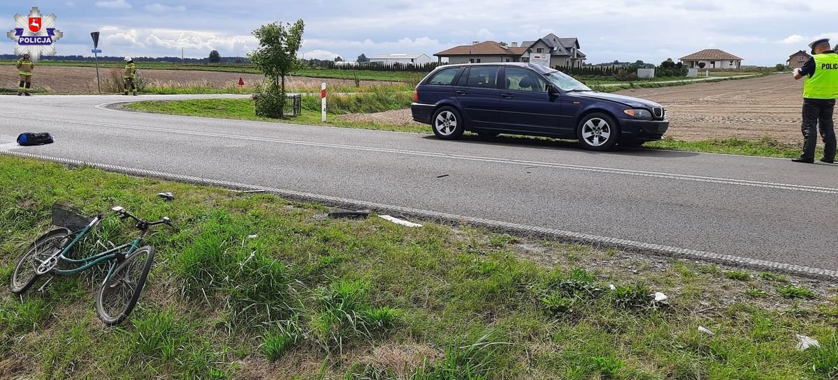 Rowerzysta został potrącony przez BMW. Życia 69-latka nie udało się uratować (foto)