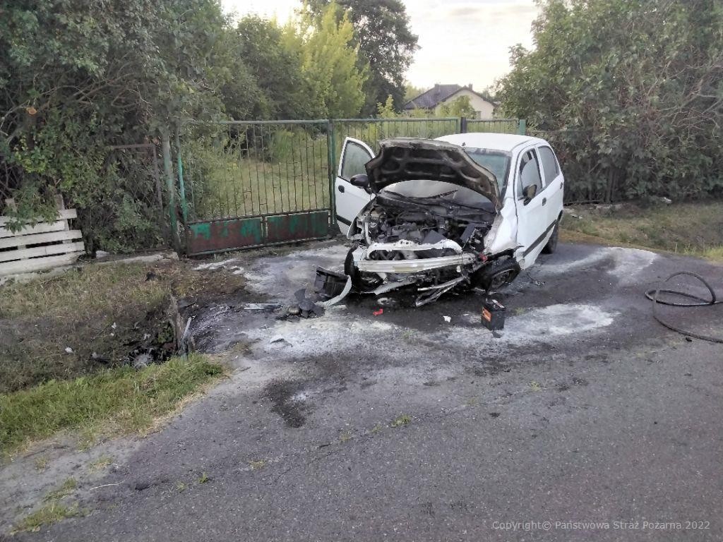 Poranny wypadek w Radzyniu Podlaskim. Jedna osoba poszkodowana (zdjęcia)