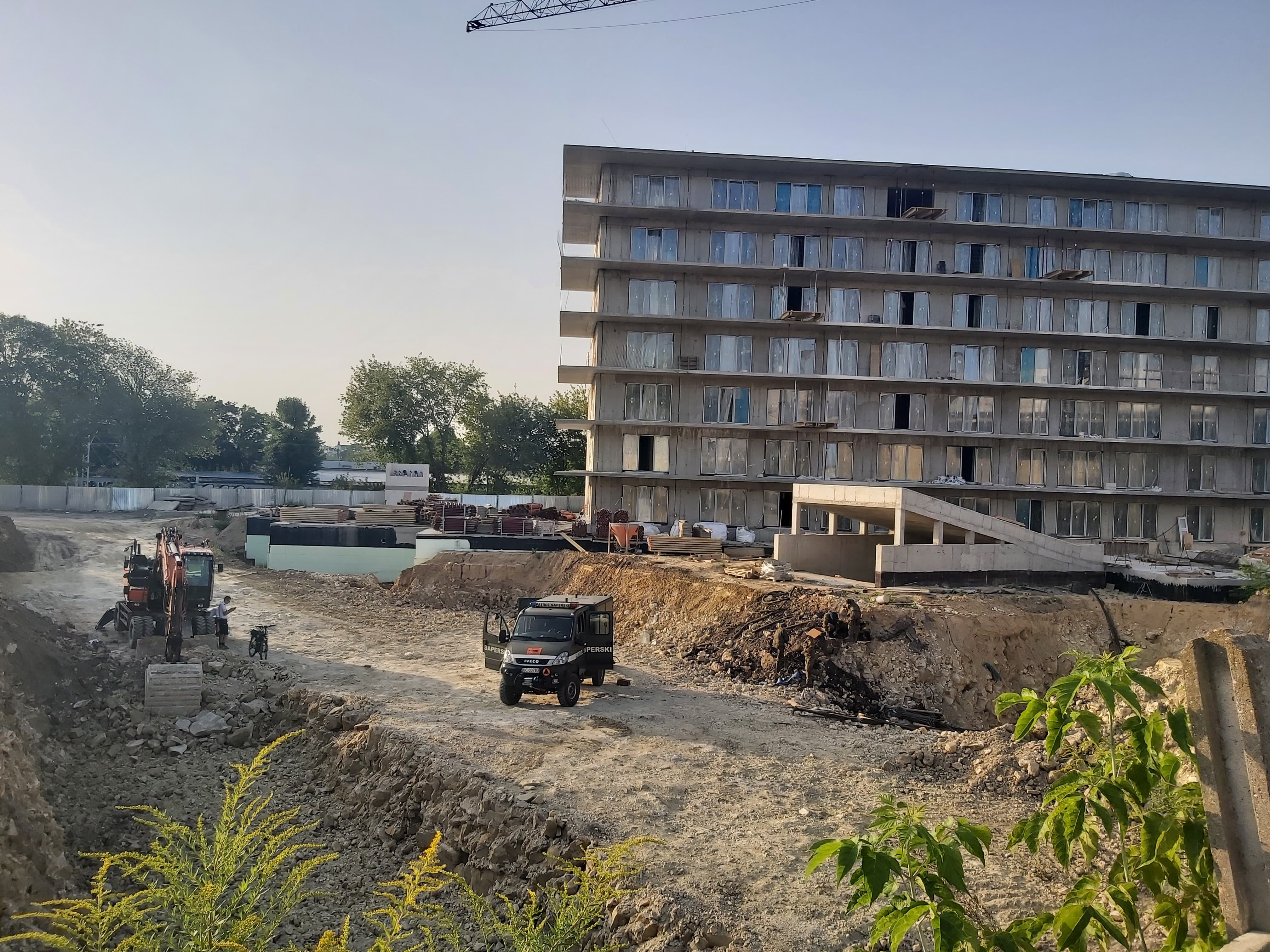 Amunicja na budowie w Lublinie. Interweniowali saperzy (zdjęcia)