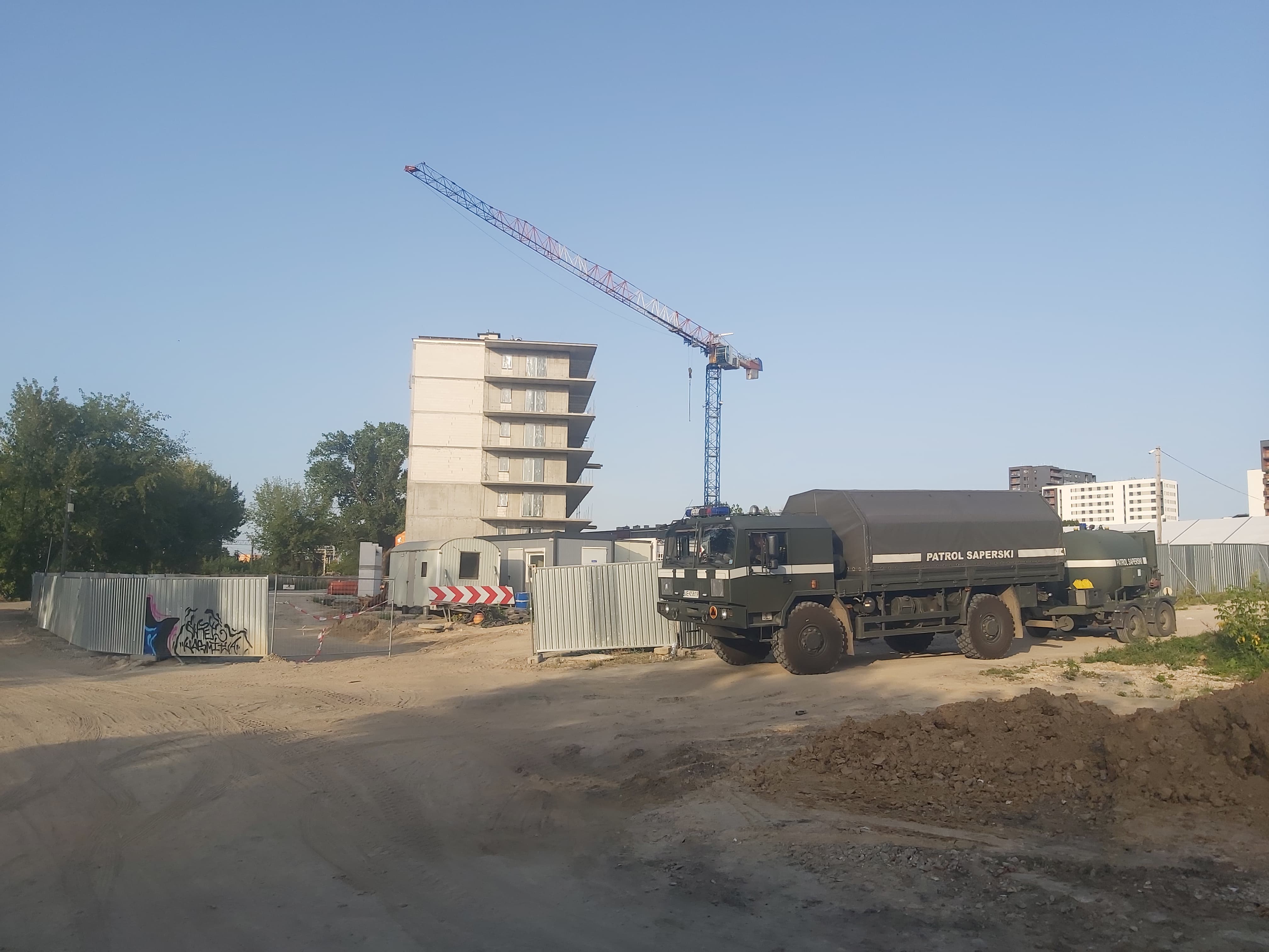 Amunicja na budowie w Lublinie. Interweniowali saperzy (zdjęcia)