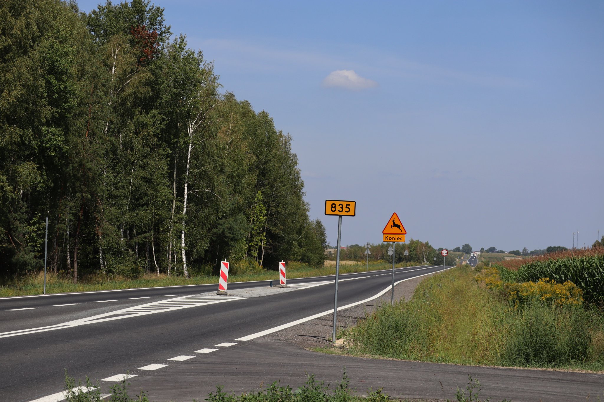 Dobiega końca przebudowa drogi wojewódzkiej nr 835 (zdjęcia)