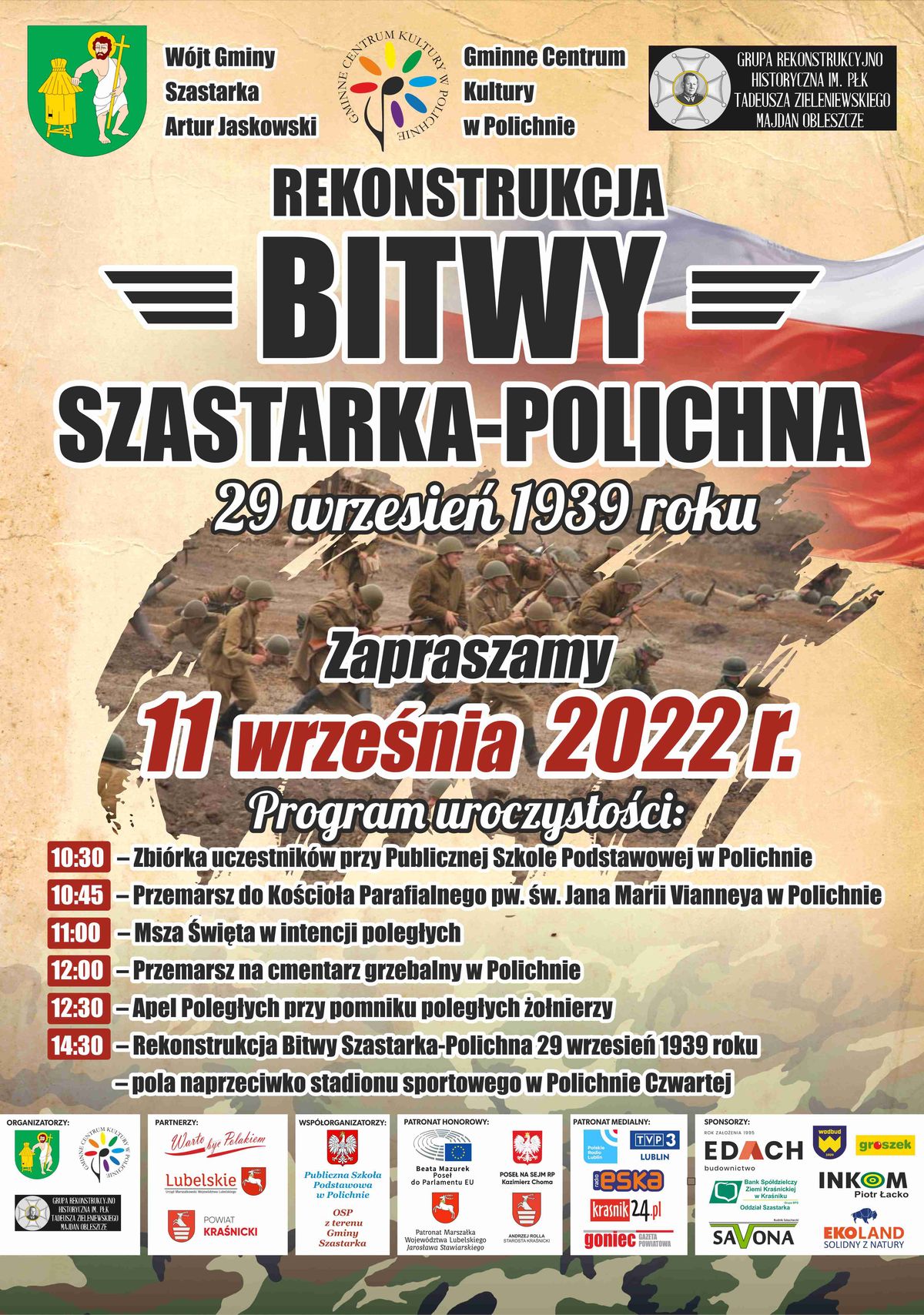 To będzie żywa lekcja historii. Odtworzą bitwę stoczoną w 1939 roku z wojskami niemieckimi