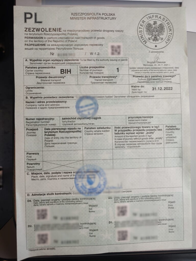 Kierowca ciężarówki jadącej na Białoruś nie miał ważnego dokumentu. Sporo będzie go to kosztowało