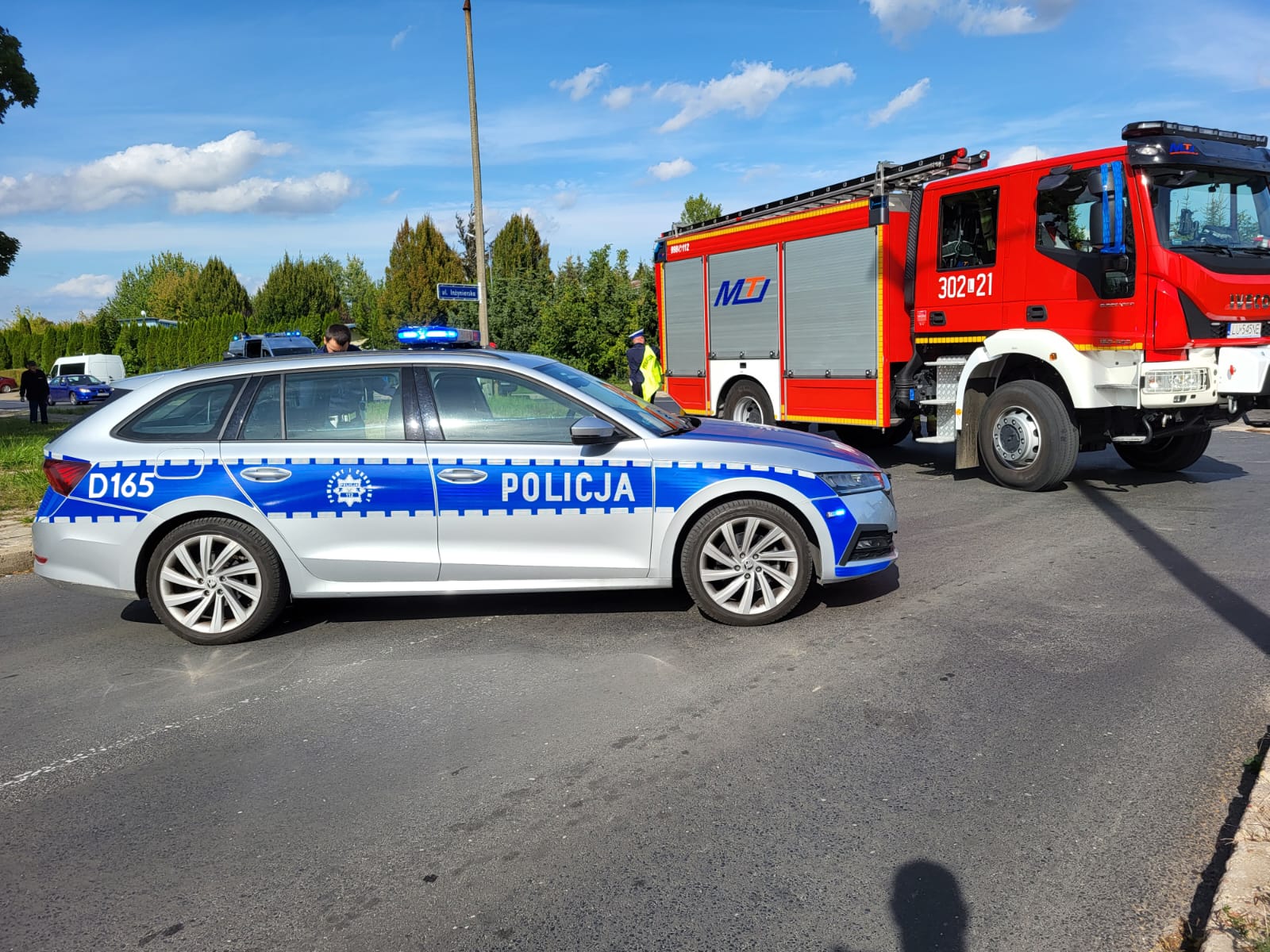 Duże utrudnienia w ruchu po wypadku na skrzyżowaniu w Lublinie (zdjęcia)