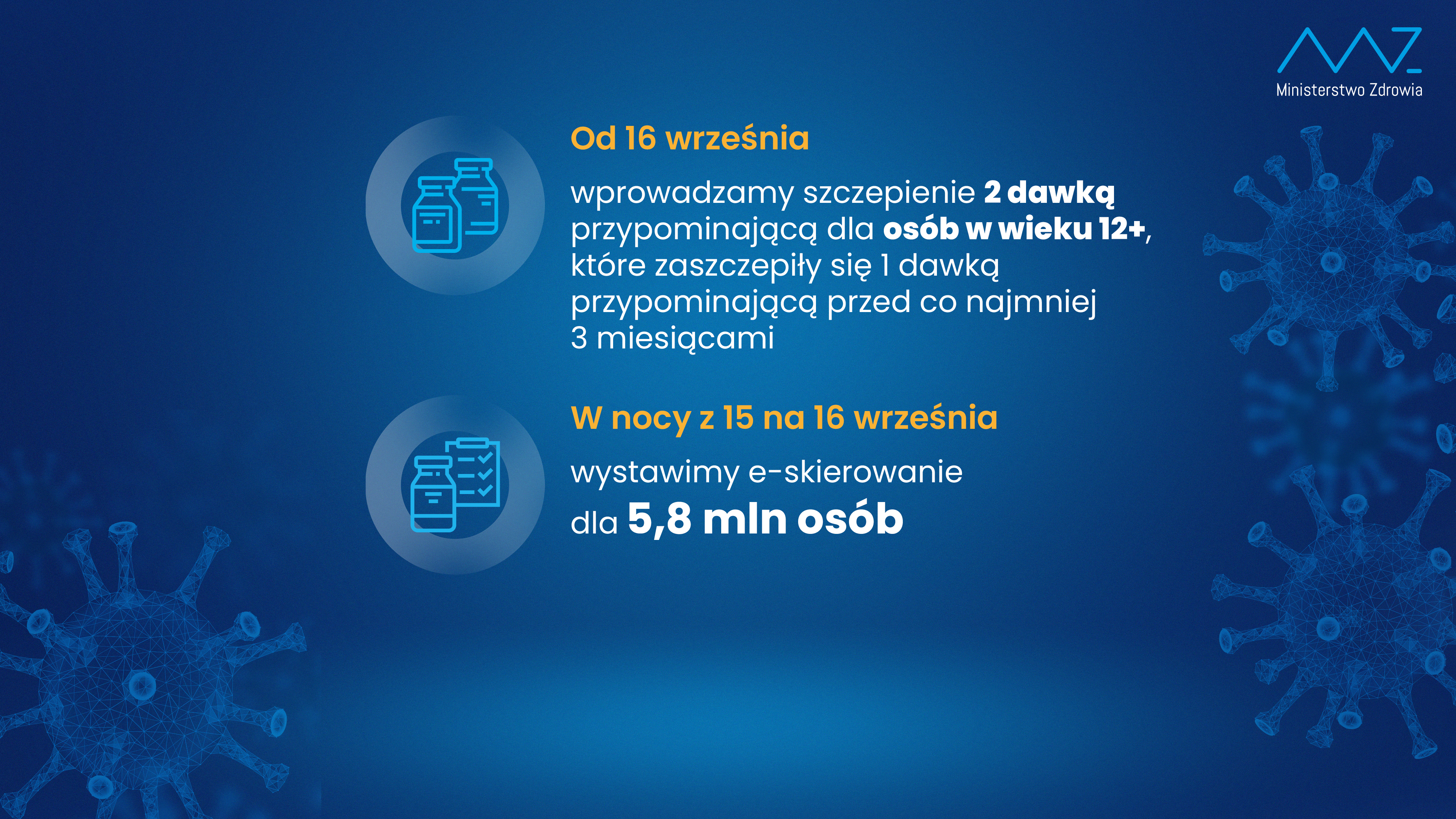 „W ostatnich dniach rośnie liczba zakażeń”. Czwarta dawka szczepionki przeciwko COVID-19 dla wszystkich osób 12+