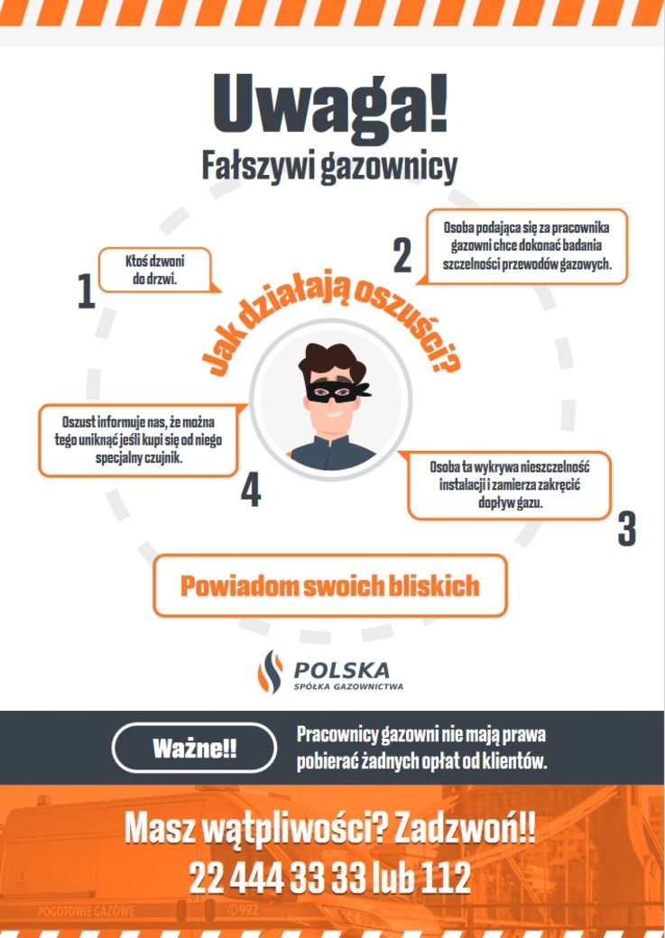 Uwaga! Fałszywi gazownicy też ruszają w teren