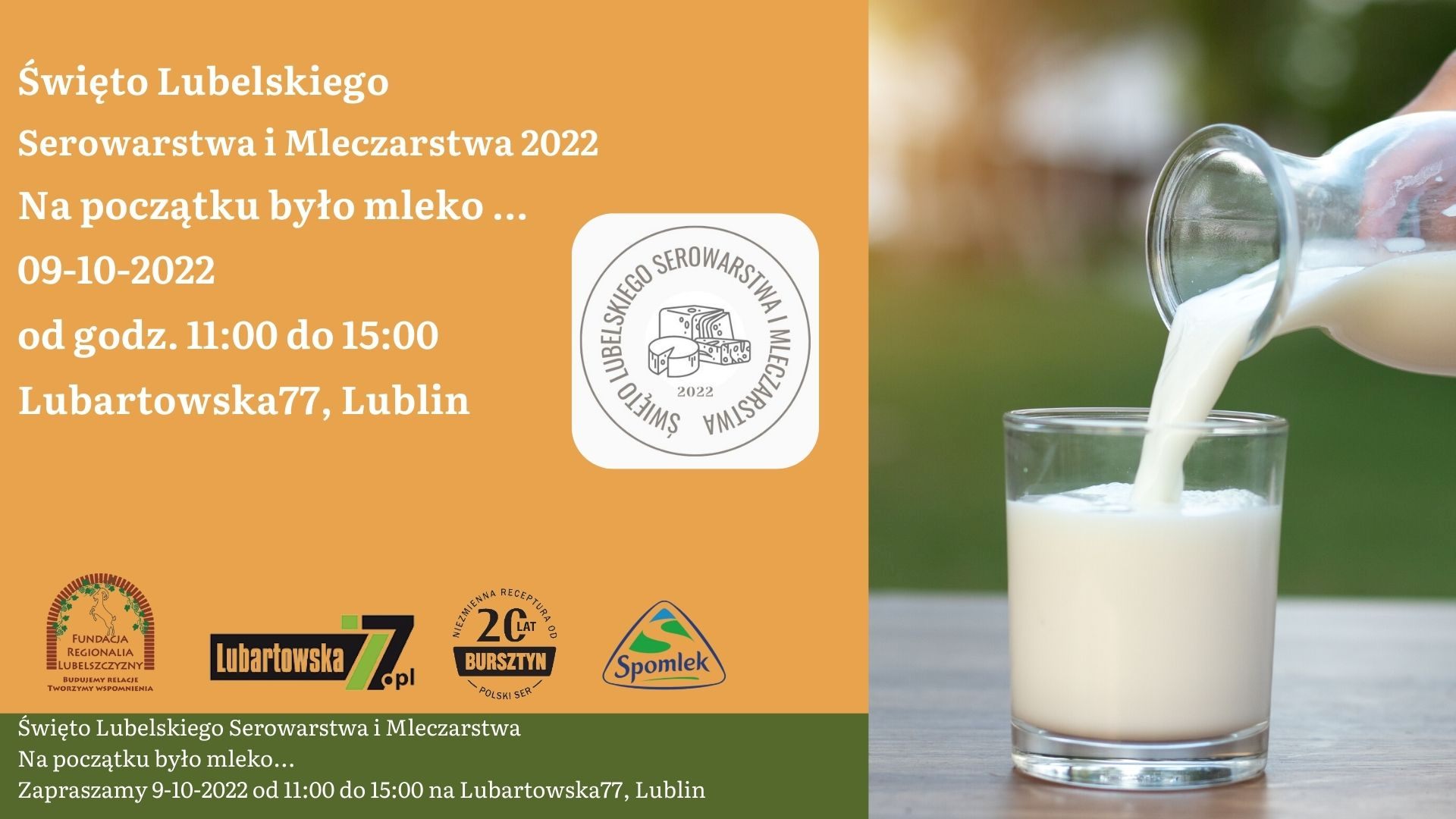 Na początku było mleko… W Lublinie odbędzie się Święto Serowarstwa i Mleczarstwa