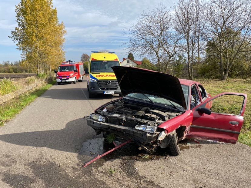 Podróż zakończyli w przydrożnym rowie (zdjęcia)