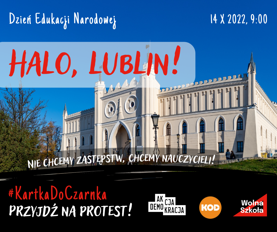 Będą protestować „przeciwko lekceważeniu przez ministra Czarnka problemów w szkołach i przedszkolach”