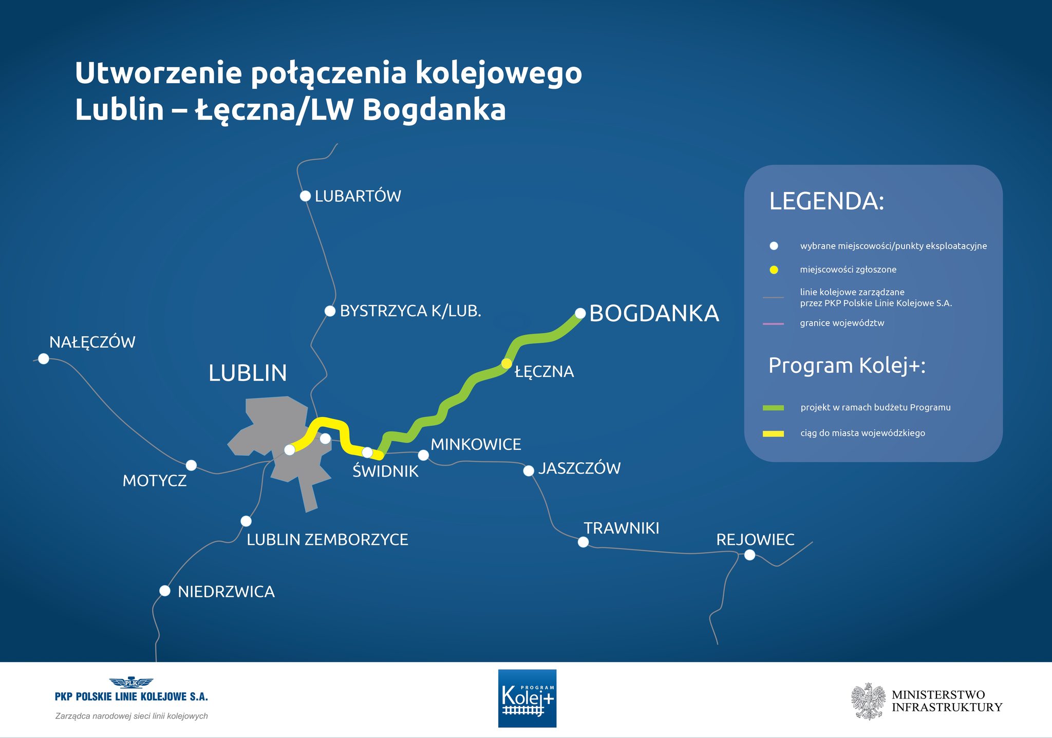 Pociągi dojadą do Łęcznej, Janowa Lubelskiego i Włodawy. Wydadzą na to miliardy złotych (zdjęcia)