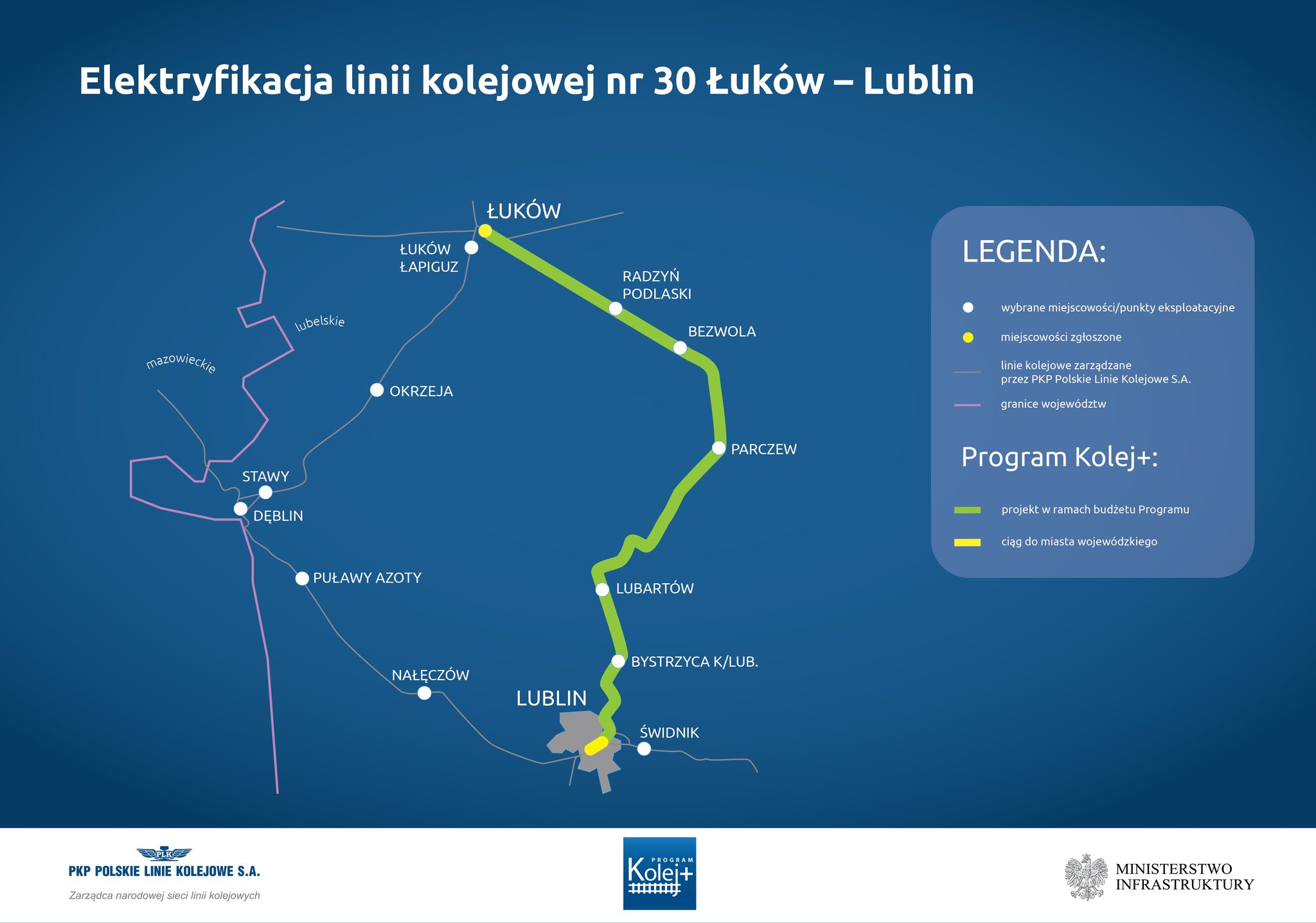 Pociągi dojadą do Łęcznej, Janowa Lubelskiego i Włodawy. Wydadzą na to miliardy złotych (zdjęcia)