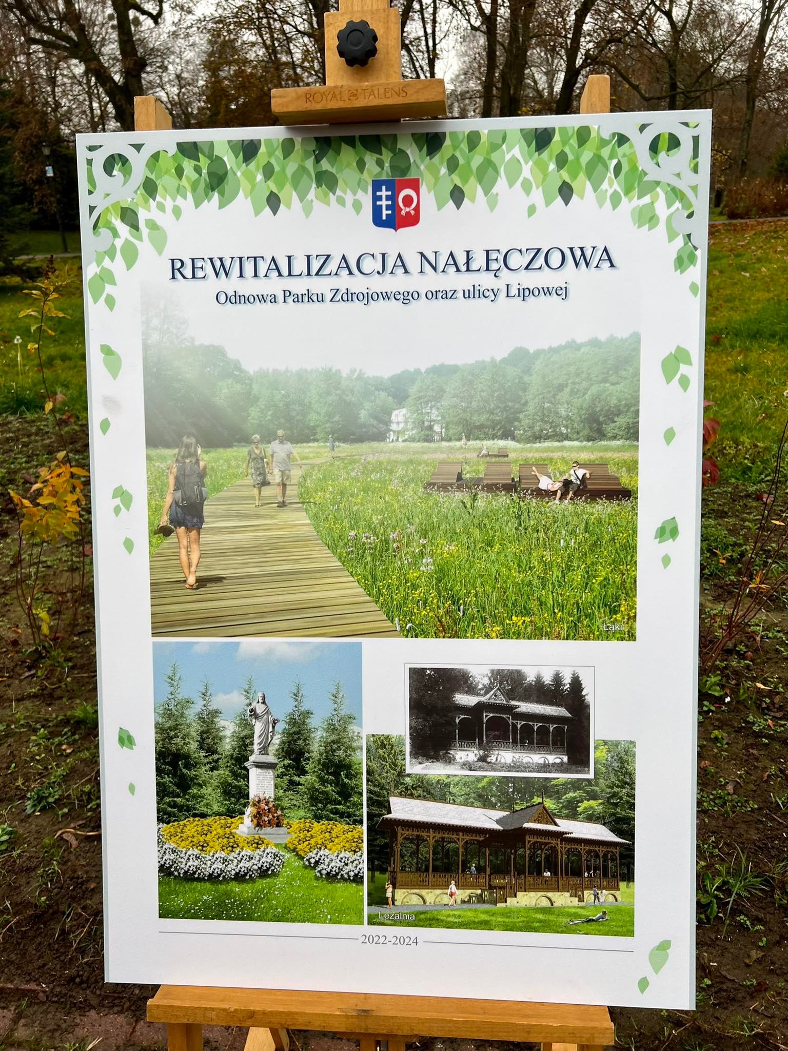 Park Zdrojowy w Nałęczowie zmieni swoje oblicze. Rewitalizacja potrwa do 2024 roku (zdjęcia)