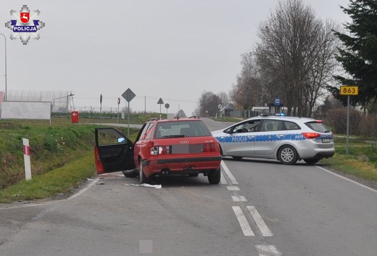 Nie ustąpił pierwszeństwa, z poważnymi obrażeniami śmigłowcem trafił do szpitala (zdjęcia)