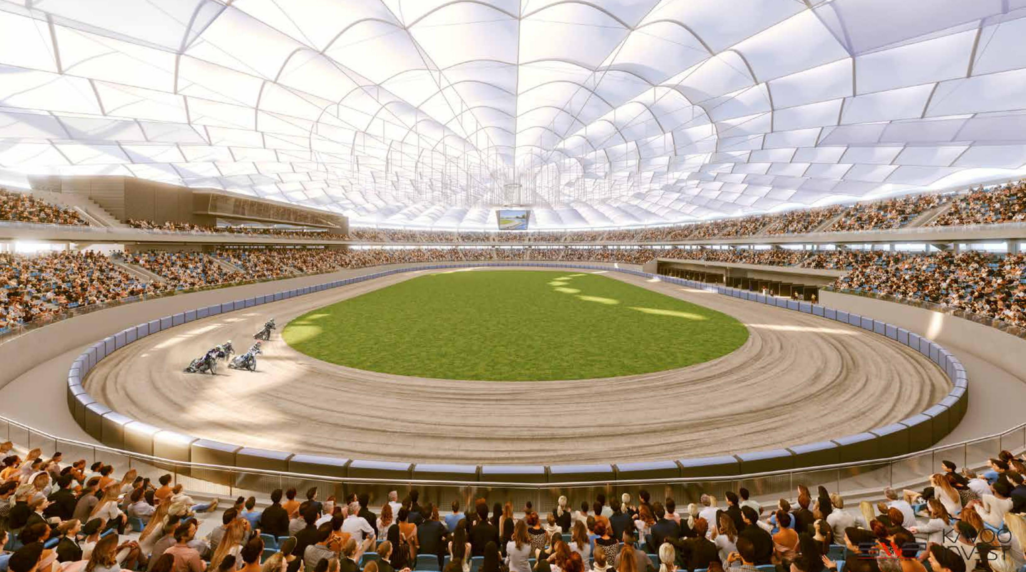 Miasto przedstawiło koncepcję nowego stadionu żużlowego. Teraz czeka na opinię mieszkańców (wideo)