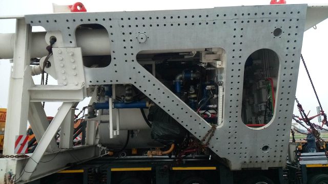 Transport maszyny TBM znów rusza w drogę. Tym razem z okolic Kraśnika już na Podkarpacie