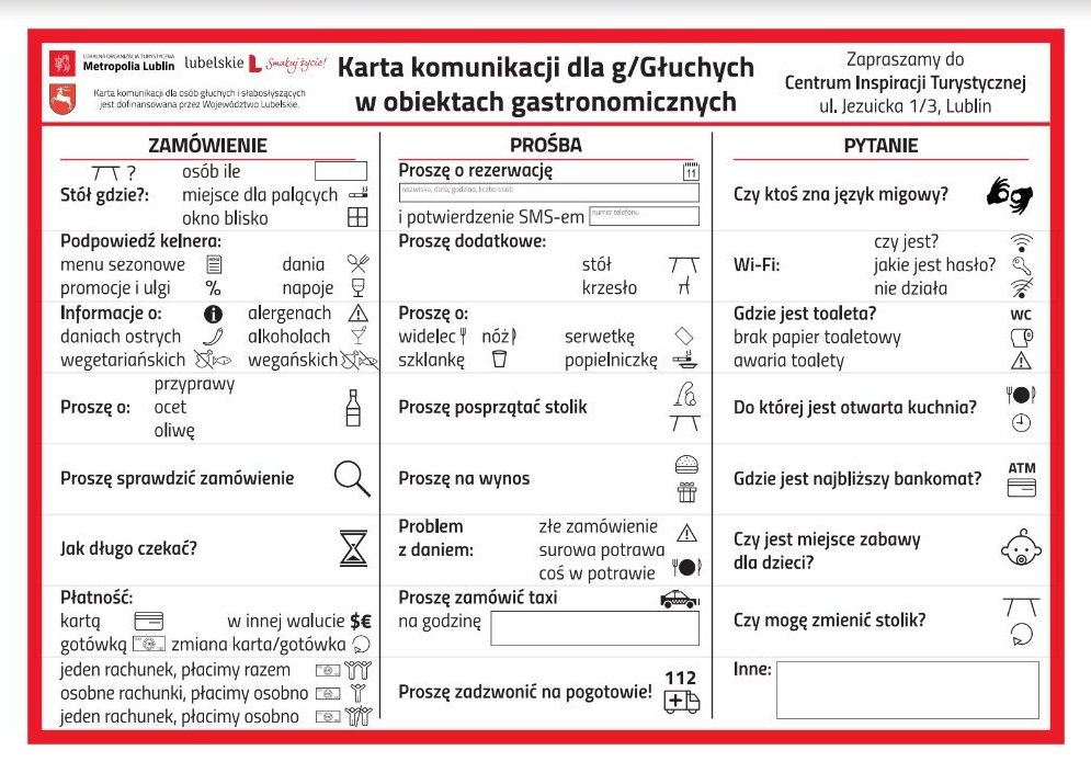 Nowe udogodnienia dla osób g/Głuchych w Lublinie