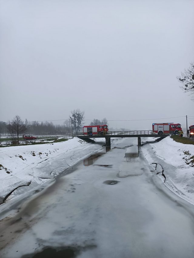 W Wigilię strażacy ratowali uwięzione bobry (wideo, zdjęcia)