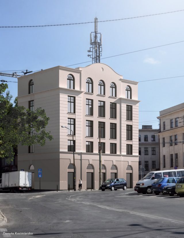 Rejon dworca PKP zyskuje nowe oblicze, okolicę „szpeci” wysoki budynek. Warszawski architekt przerobił jego wygląd