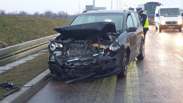 Wypadek na wjeździe do Lublina. Jeden z kierowców był pijany (zdjęcia)