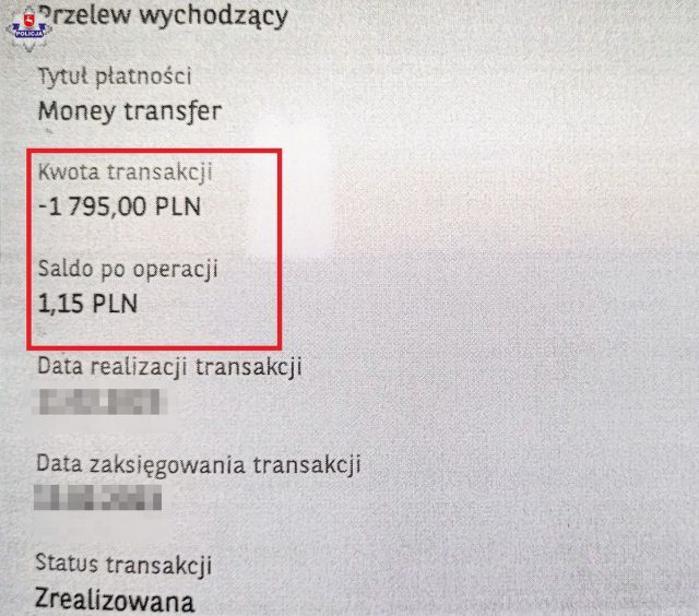 Logowała się na konto, chciała dostać „bonus finansowy”. Straciła pieniądze (zdjęcia)