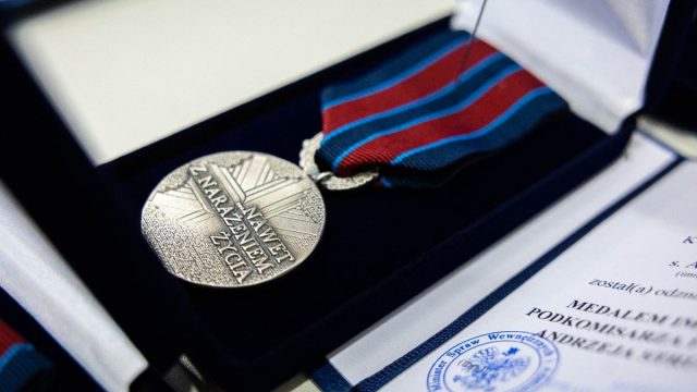 Lubelscy policjanci odznaczeni medalami im. podkomisarza Policji Andrzeja Struja (zdjęcia)