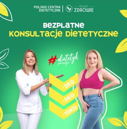 Bez dietetyka nadwaga nie znika! Darmowe konsultacje z dietetykiem w gabinecie Projekt Zdrowie w Lublinie