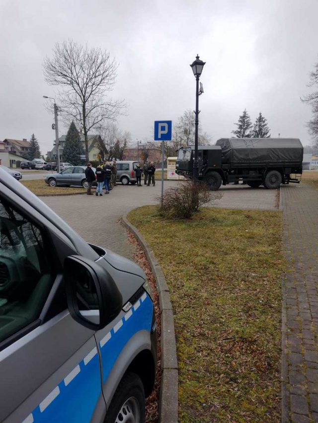 Żołnierze przeczesują włodawskie lasy. Szukają padłych dzików (zdjęcia)