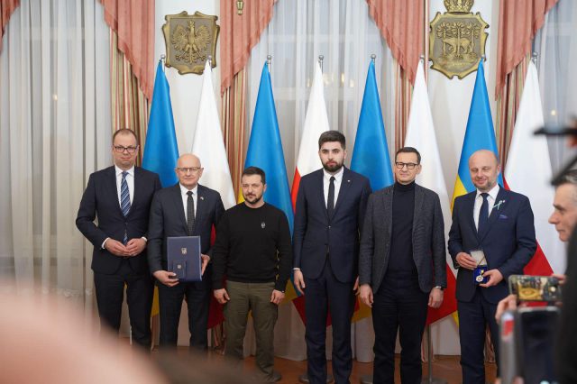 W Chełmie odbyło się spotkanie prezydenta Ukrainy z prezydentami Lublina, Chełma, Rzeszowa i Przemyśla (zdjęcia)