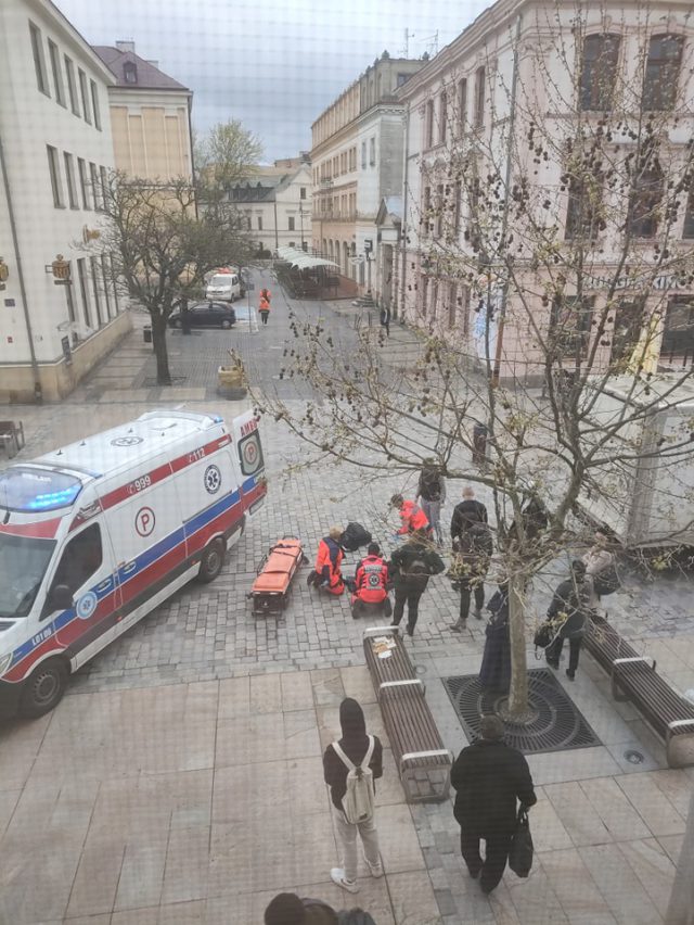 Nie żyje kobieta potrącona na deptaku w Lublinie (zdjęcia)