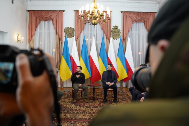 W Chełmie odbyło się spotkanie prezydenta Ukrainy z prezydentami Lublina, Chełma, Rzeszowa i Przemyśla (zdjęcia)